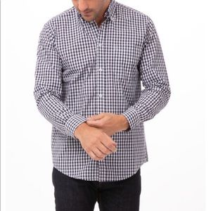 Chef Works Gingham Dress shirt